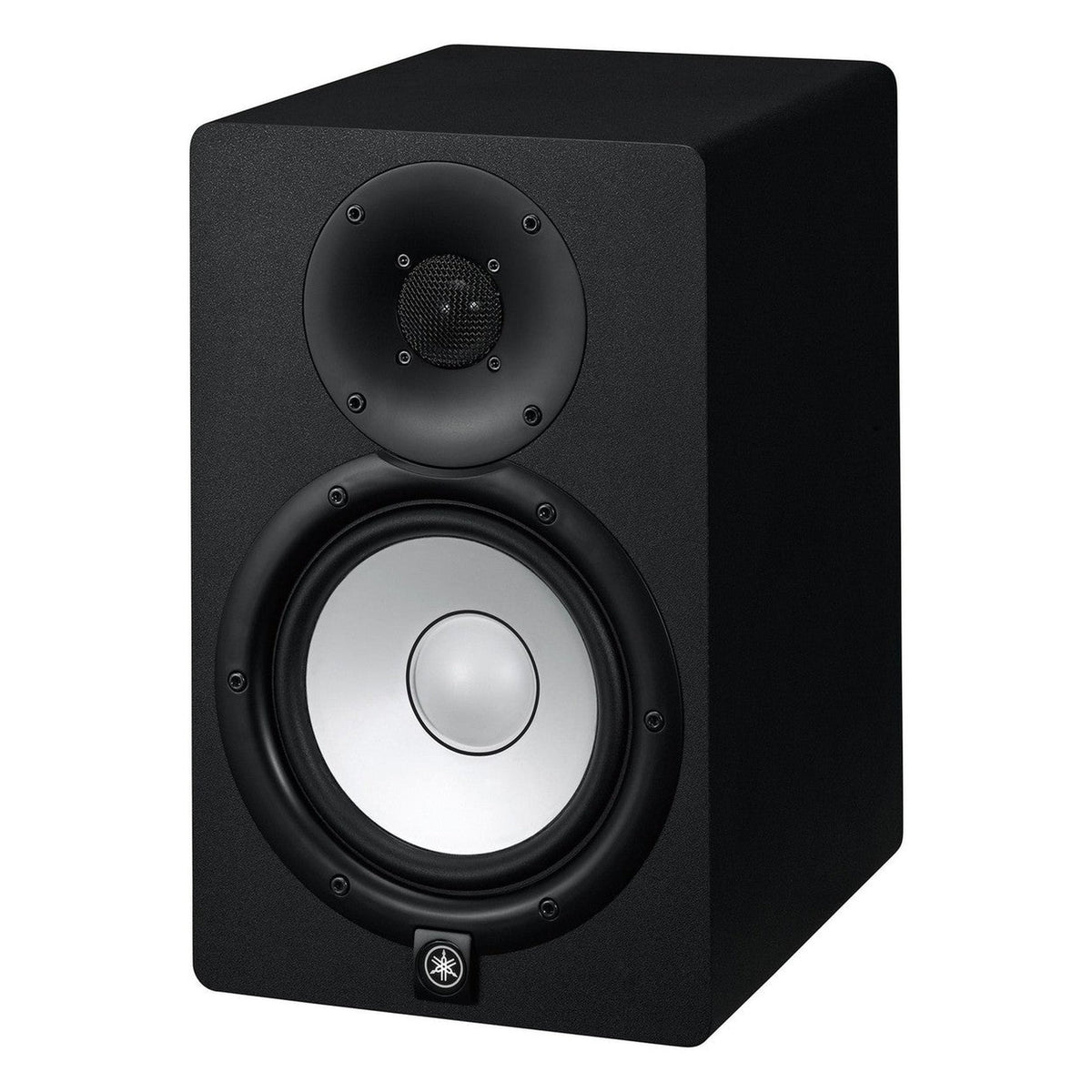 Yamaha HS7 active studio monitors, in black