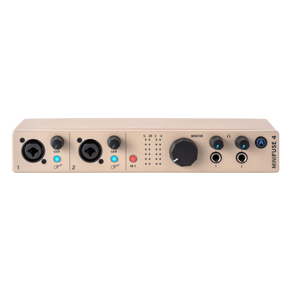 Arturia MiniFuse 4, audio interfaces, view 9, white