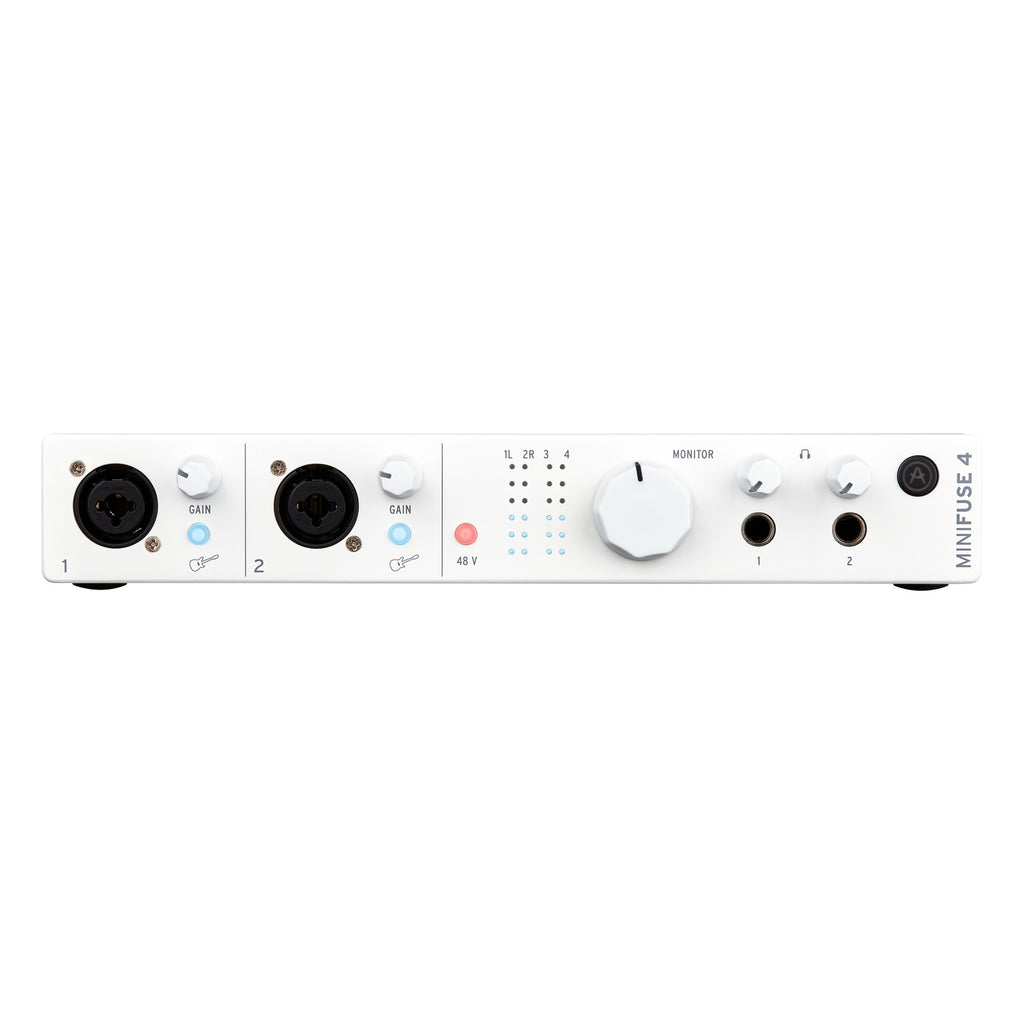 Arturia MiniFuse 4, audio interfaces, white