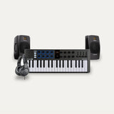 Arturia MiniLab 37 + ADAM Audio D3V + Audio-Technica ATH-M20x First Beats Desktop Set