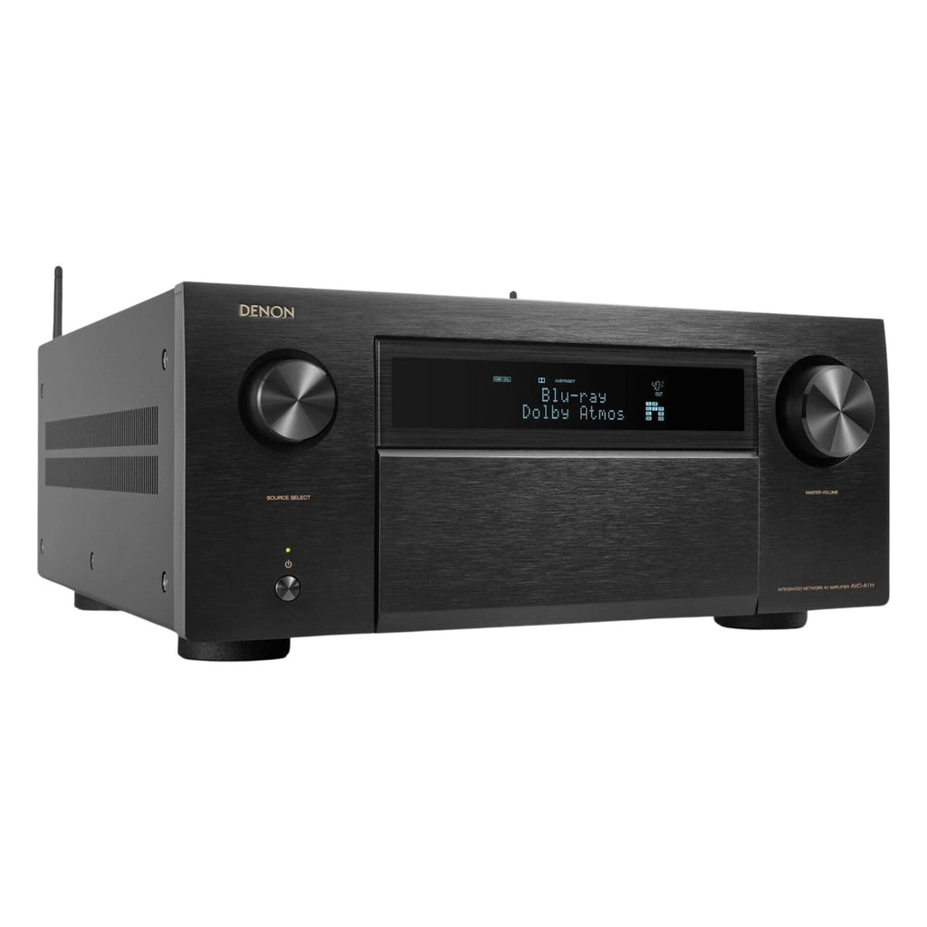 Denon AVC-A1H stereo amplifiers, front