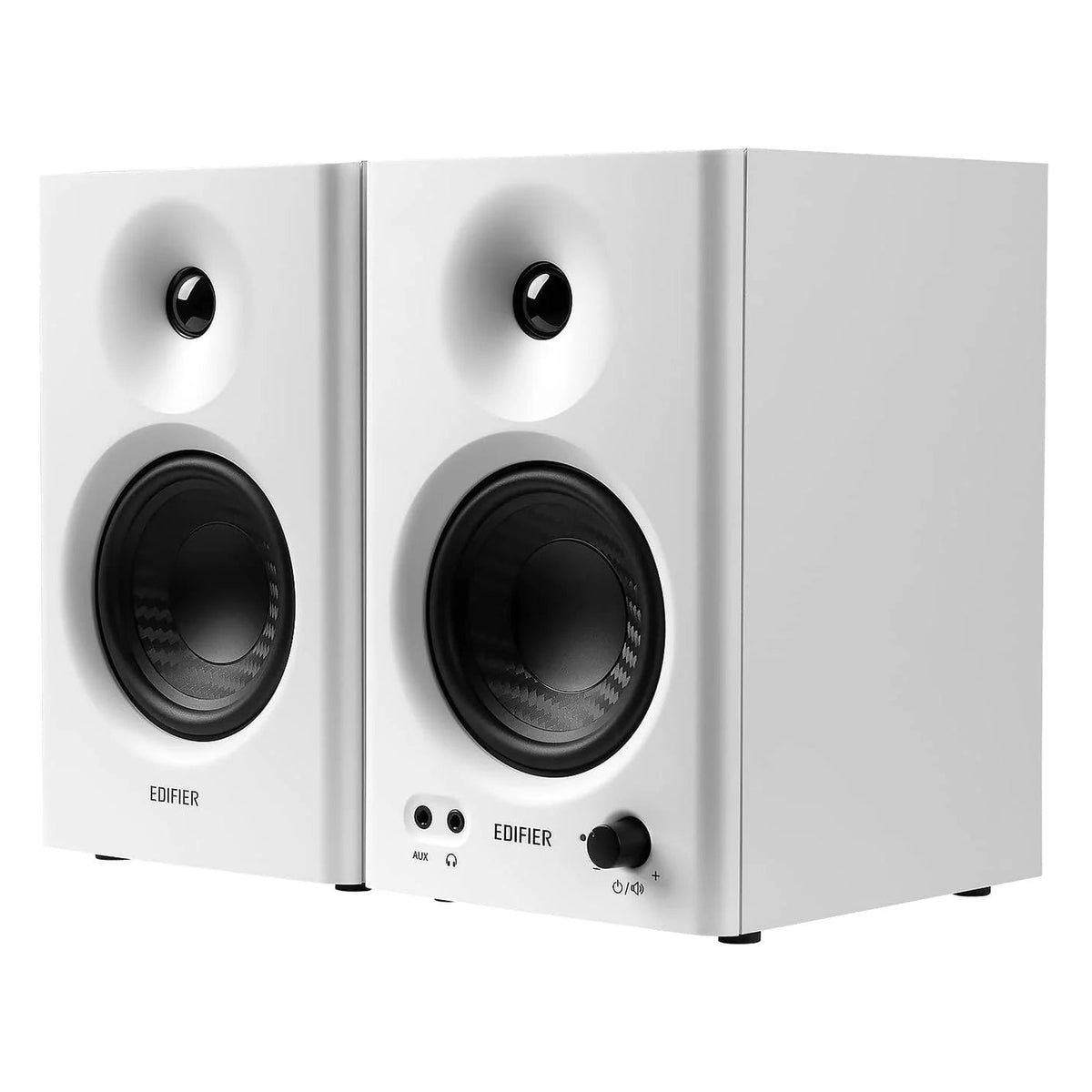 Edifier MR4 desktop speakers, desktop setup.