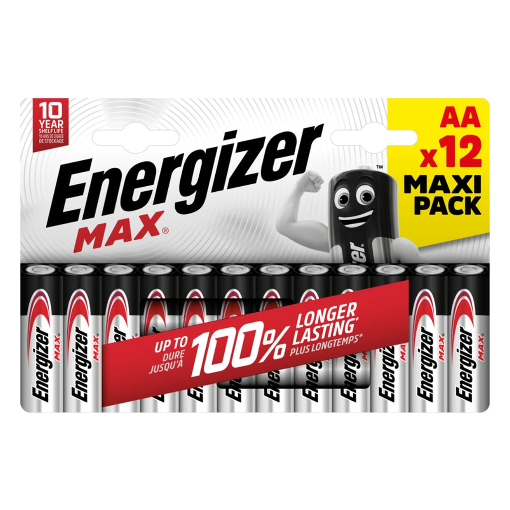 Energizer Max AA Batteries, 12 Pack