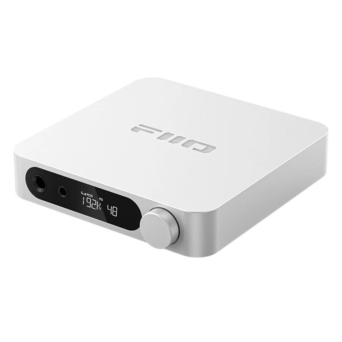 FiiO K11 headphone amplifier and DAC, in silver