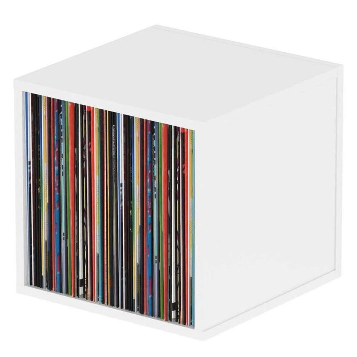 Glorious Record Box 110 vinyl record storage box, black, with accessories (view 6)