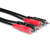 Kabel połączeniowy stereo Hosa CRA-200 Dual RCA – Dual RCA