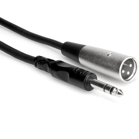 Hosa STX-105M 6.3 mm TRS to XLR-male cable (1.5 m), in black