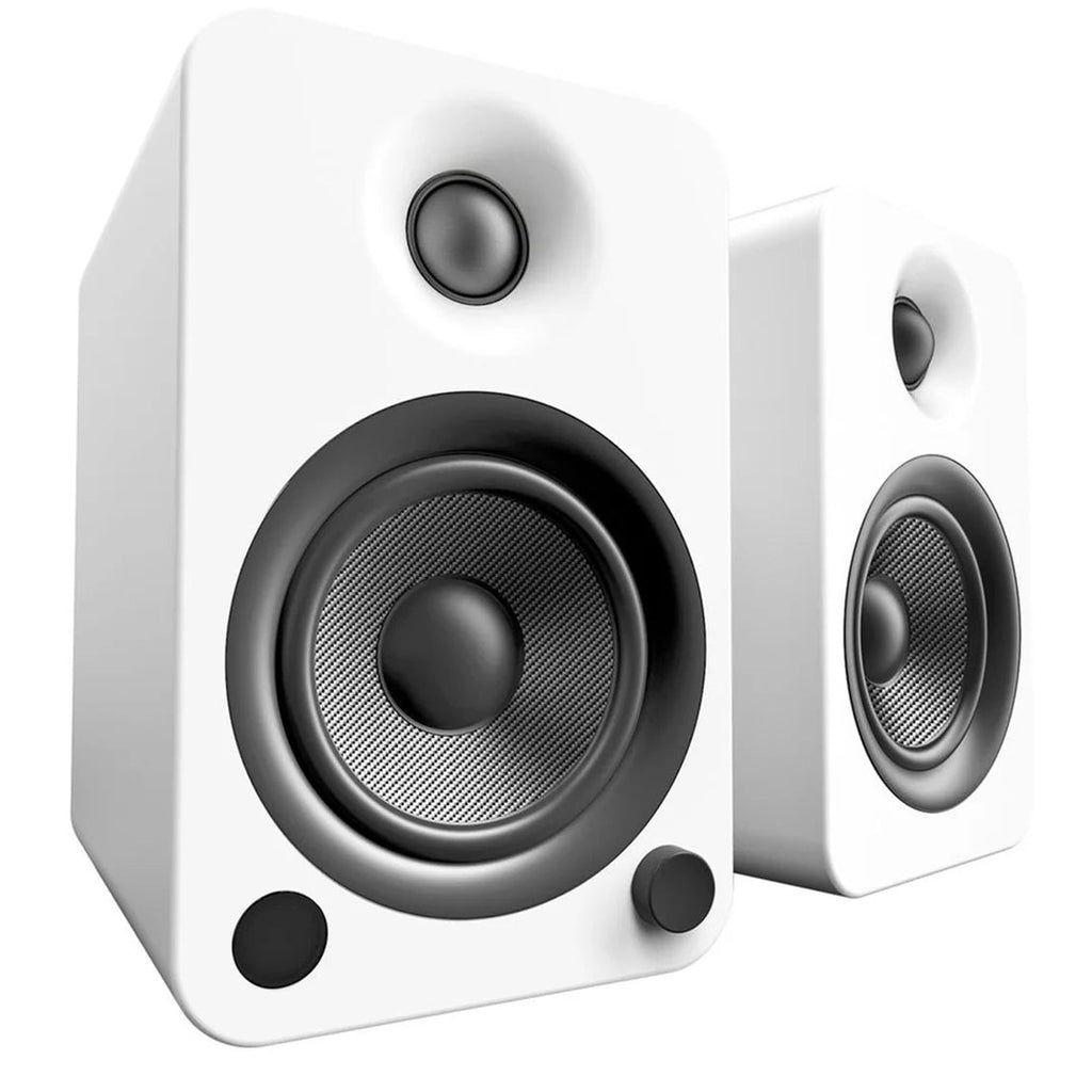 Kanto Audio YU4, wireless speakers, back, matte black