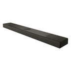 KEF XIO soundbar with sleek black design and multiple speaker drivers for high-quality TV audio.