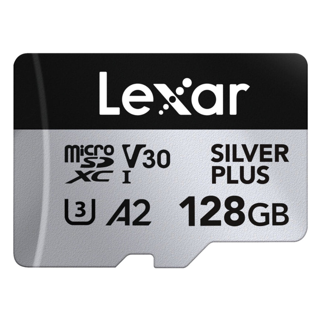Lexar 1066X microSDXC Silver Plus (V30) R205/W150 Memory Card, 128GB