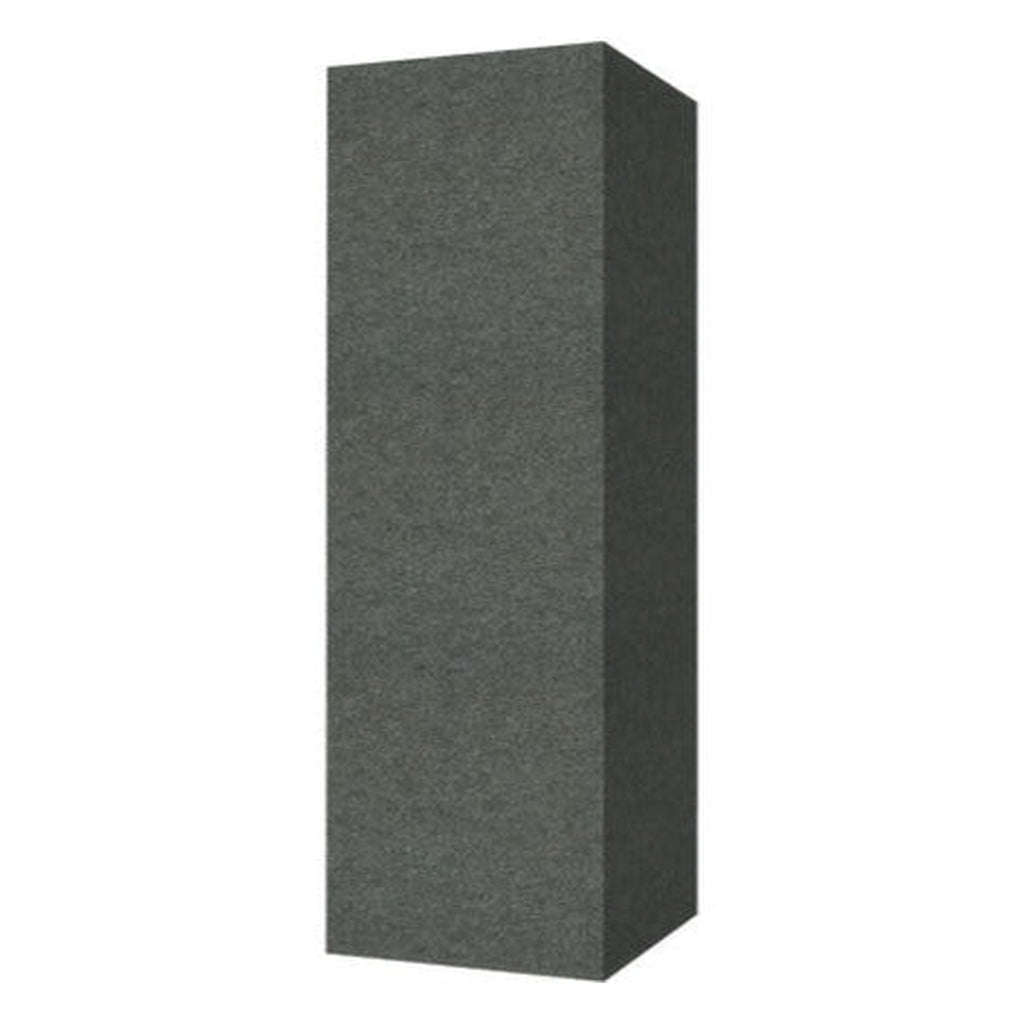 Megasonus Q Basstrap acoustic panel in black with a textured surface, designed for sound absorption and noise reduction.