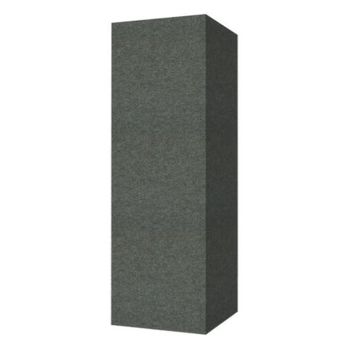 Megasonus Q Basstrap acoustic panel in black with a textured surface, designed for sound absorption and noise reduction.