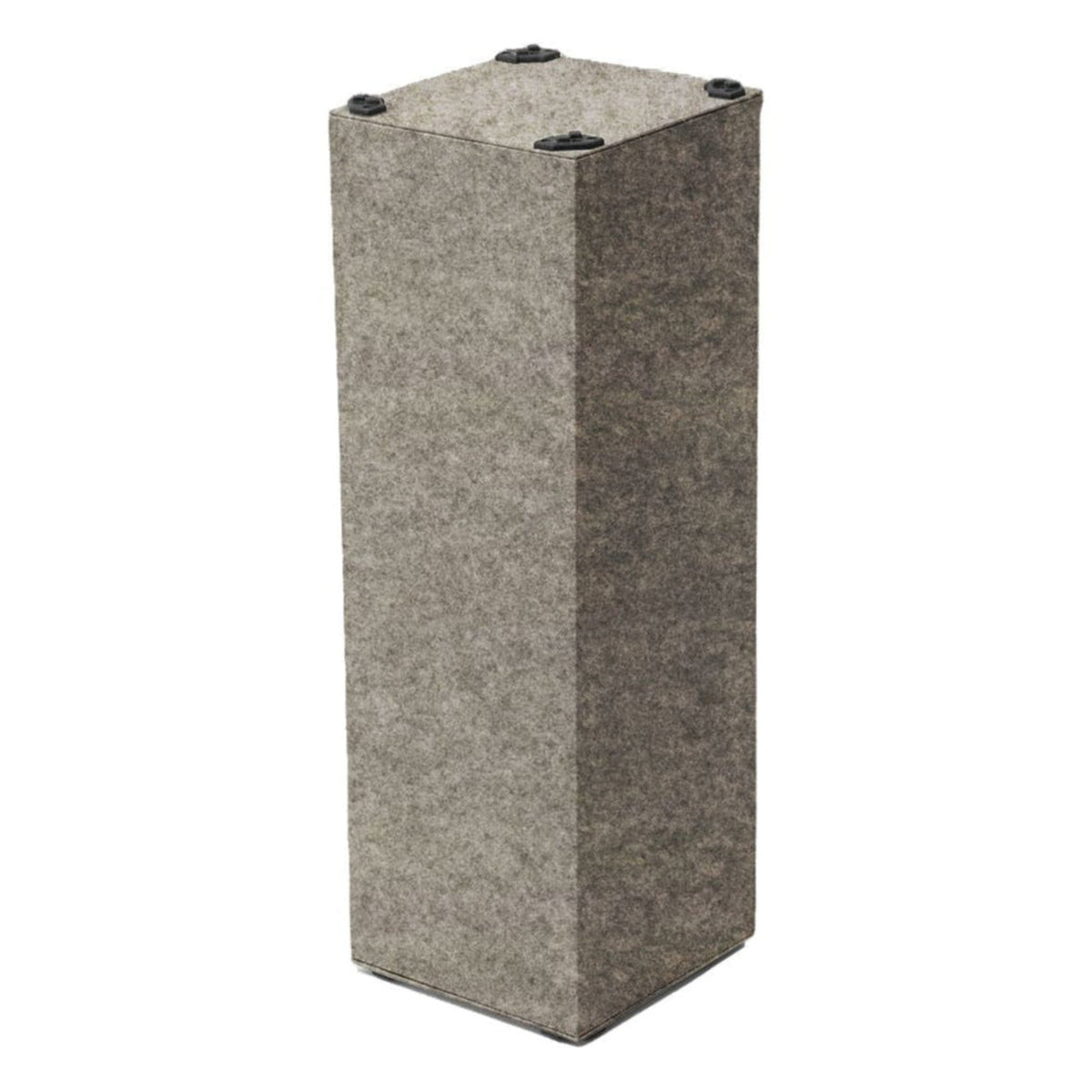 Megasonus Q Basstrap acoustic panel for low-frequency sound absorption, featuring a sleek, black design for improved room acoustics.