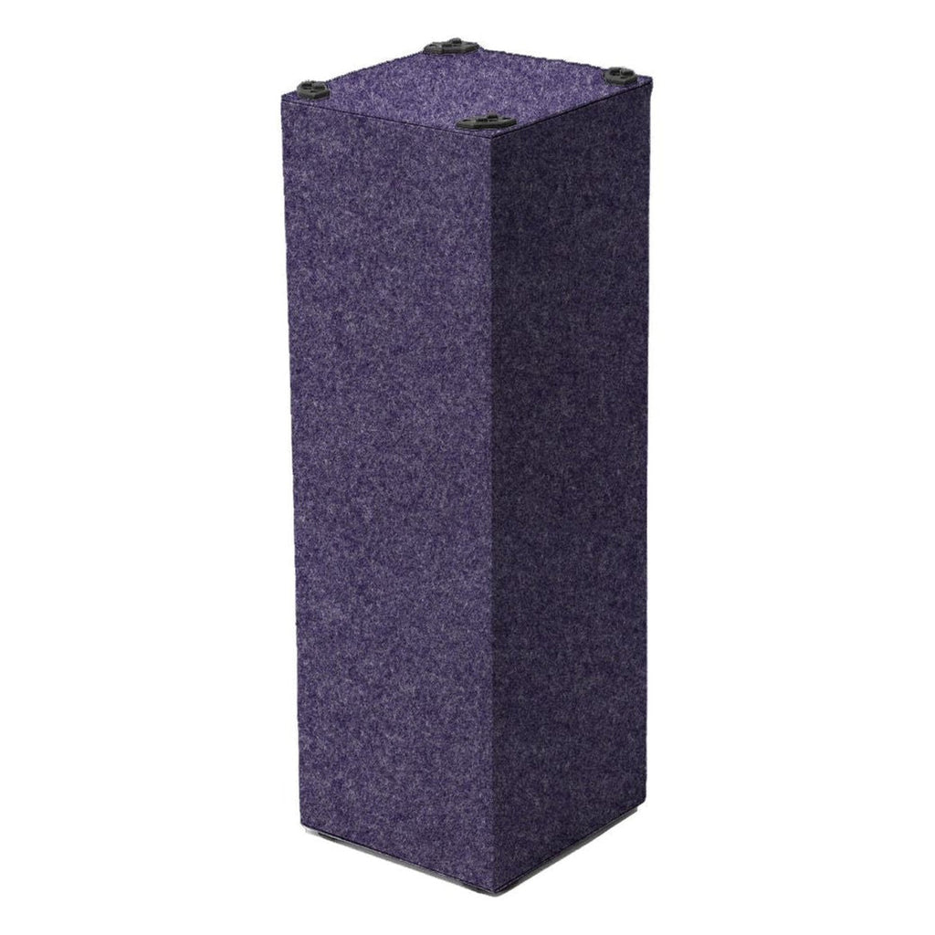 Megasonus Q Basstrap acoustic panel for low-frequency sound absorption, featuring a sleek, black design for studio or room acoustics.