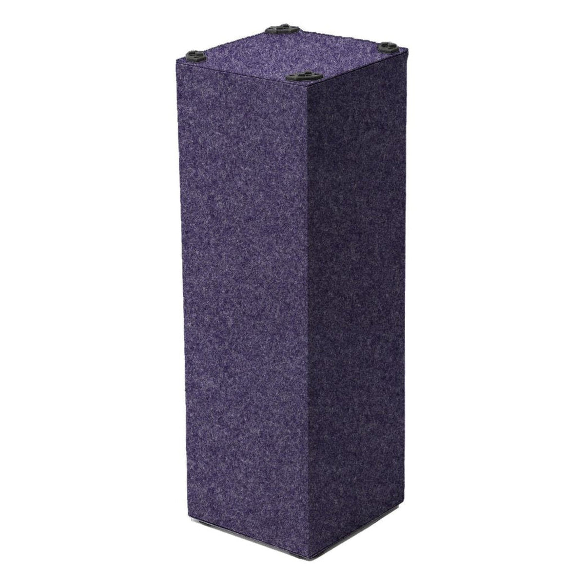Megasonus Q Basstrap acoustic panel for low-frequency sound absorption, featuring a sleek, black design for studio or room acoustics.
