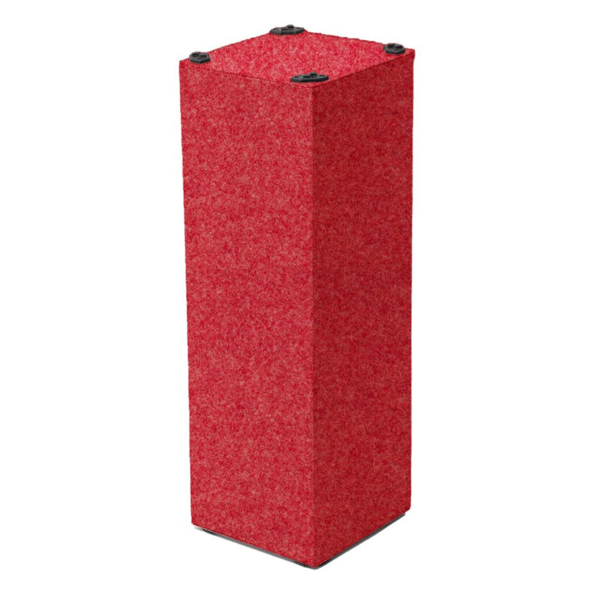 Megasonus Q Basstrap acoustic panel for low-frequency sound absorption, featuring a sleek black design and textured surface.