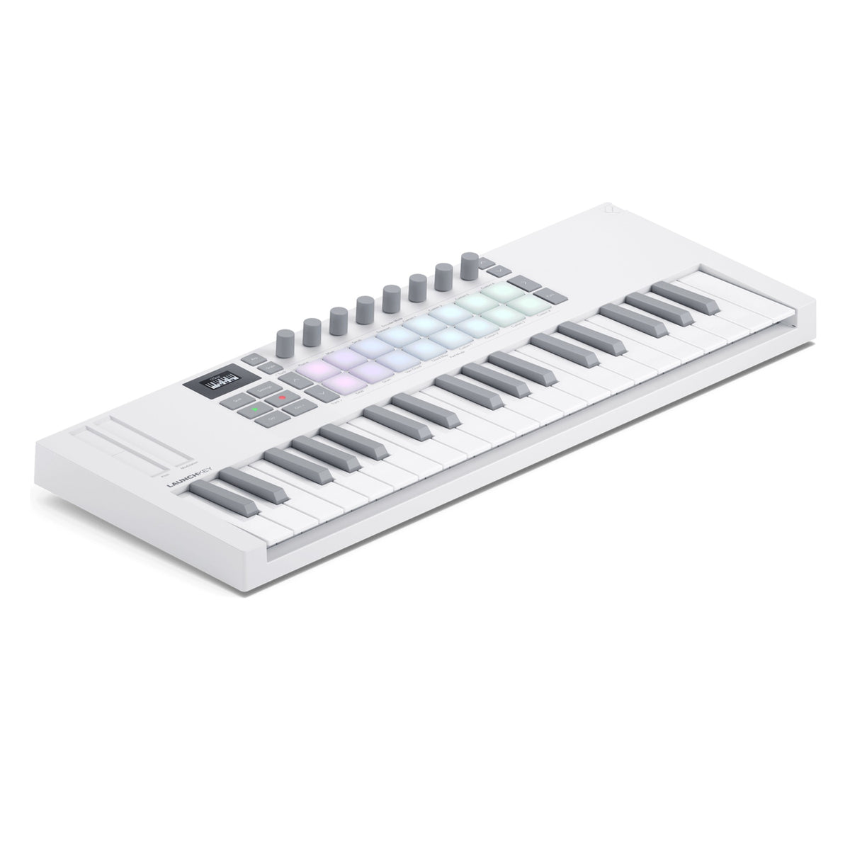 Novation Launchkey Mini 37 MK4 MIDI keyboard, in white