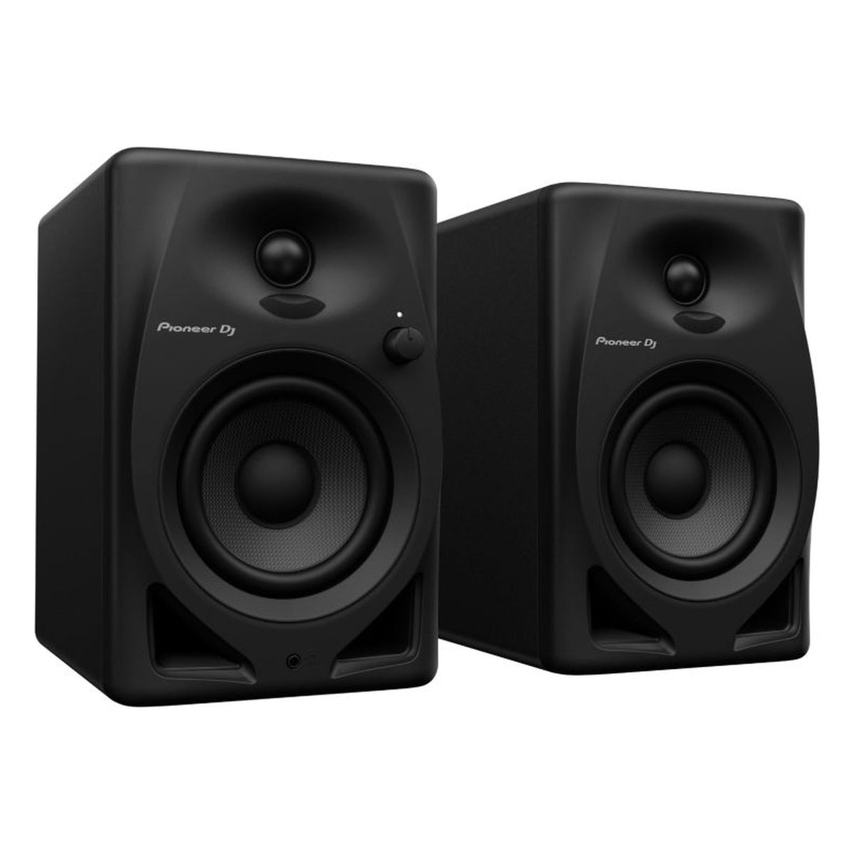 Pioneer DJ DM-40D desktop monitors, front view