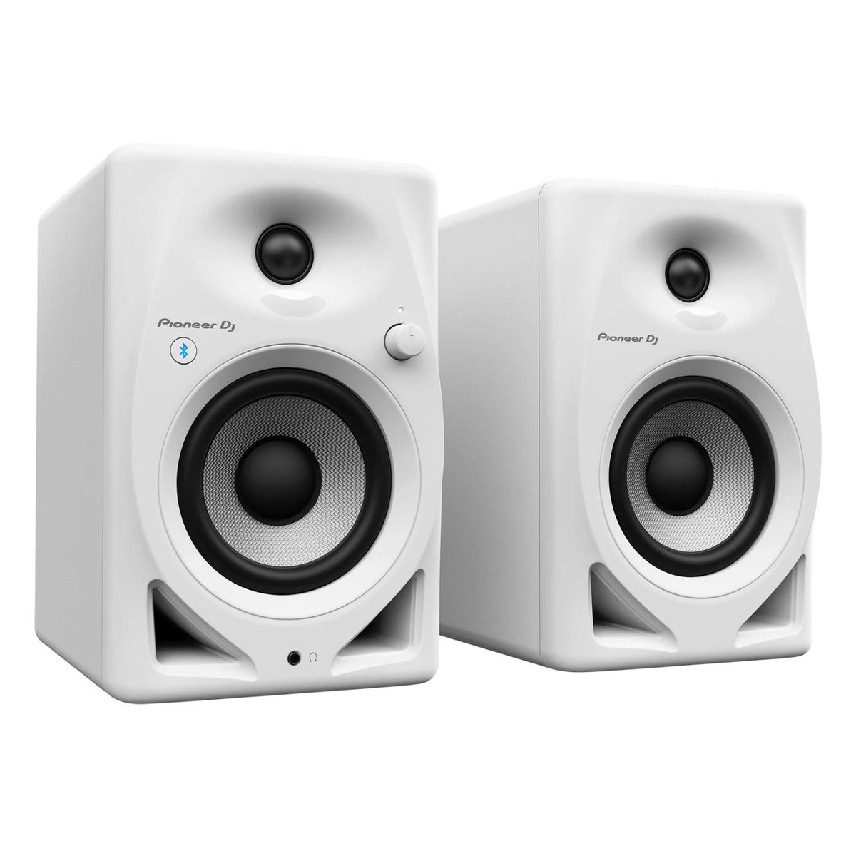 Pioneer DM-40D-BT desktop speakers, angled view