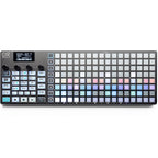 OXI Instruments One MKII Nostalgia sequencer with vintage-inspired interface, buttons, and knobs for music production.