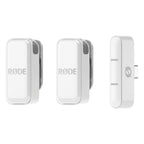 Rode Wireless Micro USB-C creator wireless microphone system with compact transmitter and receiver for high-quality audio.