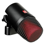 sE Electronics V KICK dynamic microphone shown with its sleek design and professional build, ideal for live kick drum and bass miking.