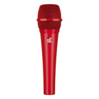 SE Electronics sE V7 dynamic microphone shown without switch, featuring a sleek black body and professional audio recording design.