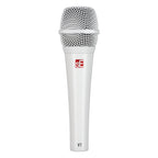 sE Electronics V7 dynamic microphone without switch, showing its professional metal grille and black body on a neutral background.