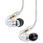 Shure SE215 wired in-ear headphones, in red