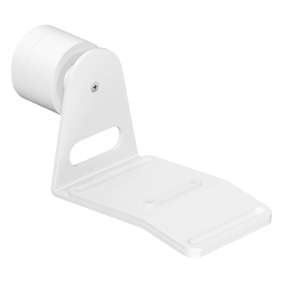 White Sonos Era 300 wall mount for speaker stands, designed to securely hold the Sonos Era 300 speaker on the wall.